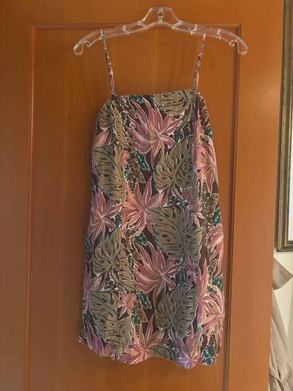 Madewell Floral Linen Dress